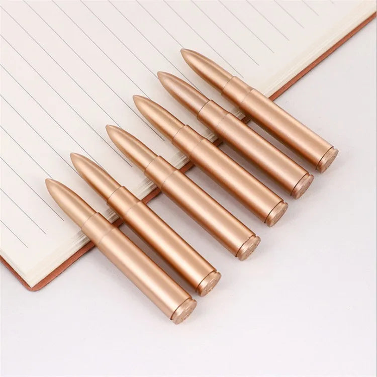 Creative Retro Bullet Shaped Ballpoint Pen Simulation Weapon Gun M4A1 Gel Pen Promotion Small Gift Stationery School Supplies