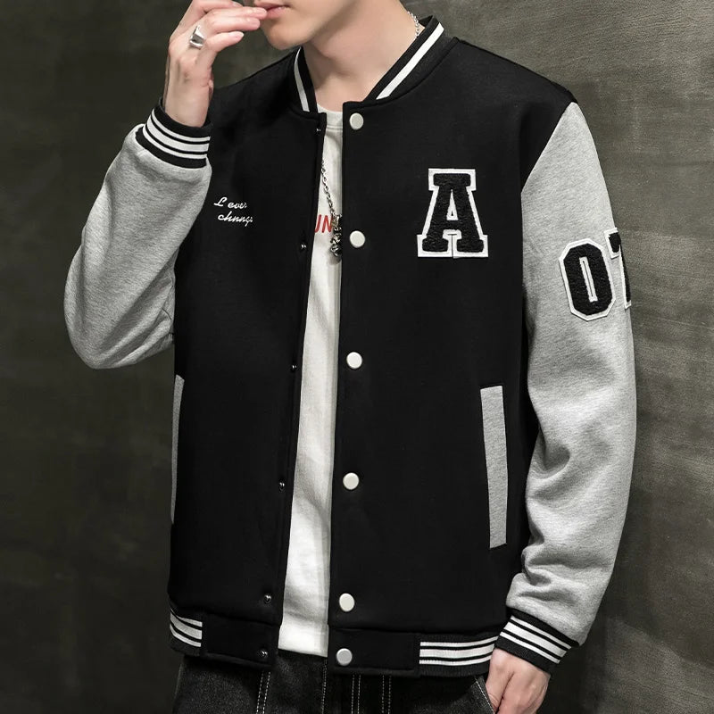 Baseball Uniform Jacket Men and Women Trendy Brand Hip Hop Loose Wild Casual Couples 2023 New Street Retro Embroidery