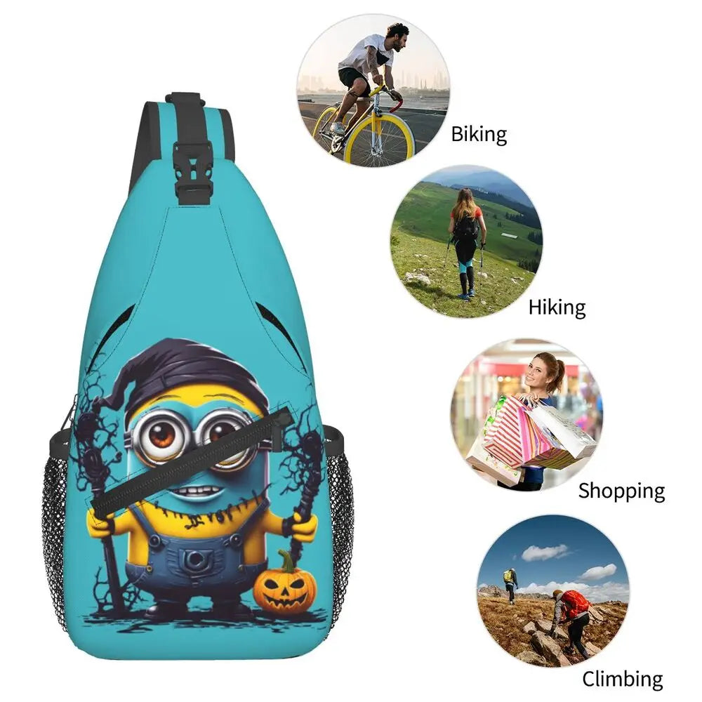 Minions Crossbody Chest Backpack Minion Shoulder Backpack