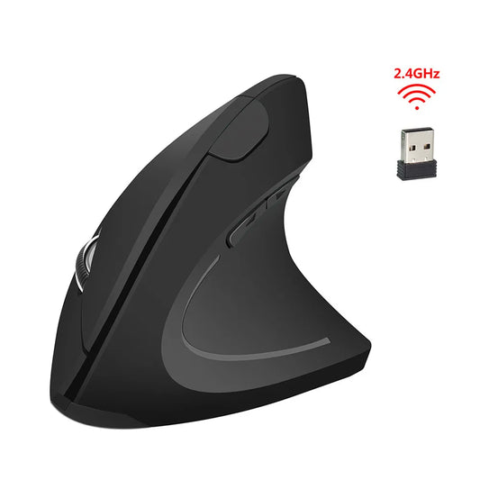 2.4G Wireless Mouse Vertical Ergonomic Mouse Gamer Right Hand USB Gaming Computer Mice for PC Laptop Home Office