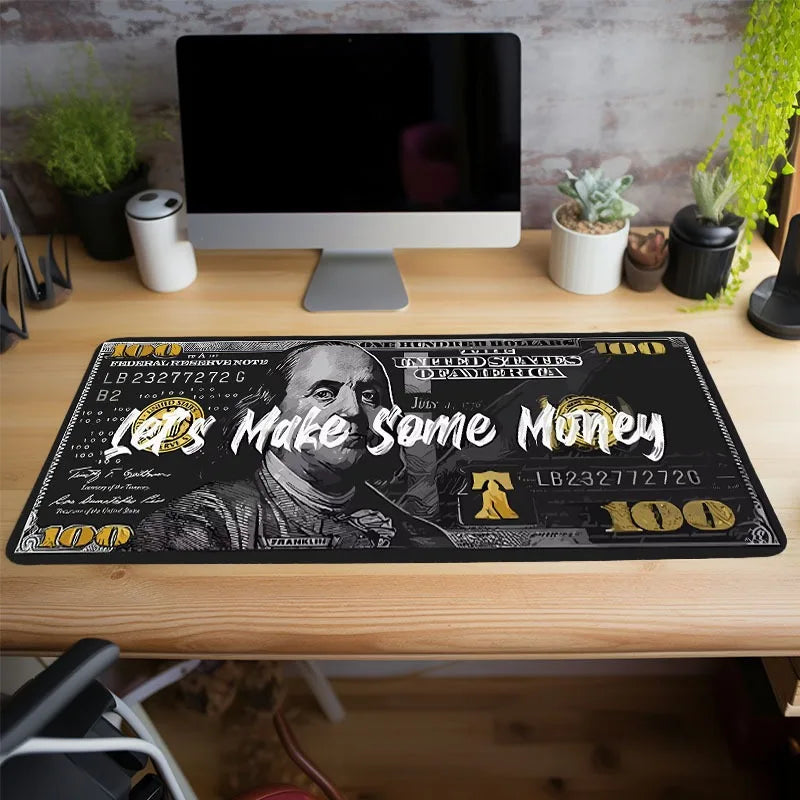 Gaming Laptop Dollar Printing Desk Mat Wrist Pad Mouse Pc Accessories Table Pads Desk mat Gamer Cabinet Keyboard Keycaps Mousepad