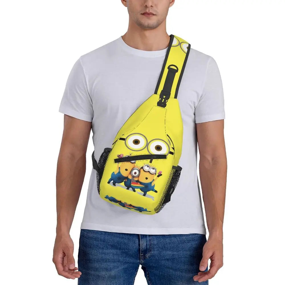 Minions Crossbody Chest Backpack Minion Shoulder Backpack