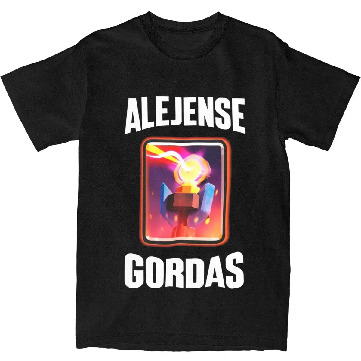 ALEJENSE GORDAS T Shirt Summer Streetwear T Shirts 100% Cotton Harajuku T shirt For Men Short-Sleeved Casual Tees