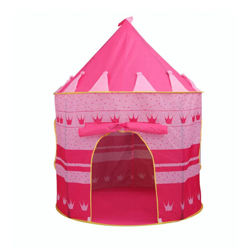 Portable Baby Tents Castle Kids Play House Camping Toys Tipi Prince Folding Tent