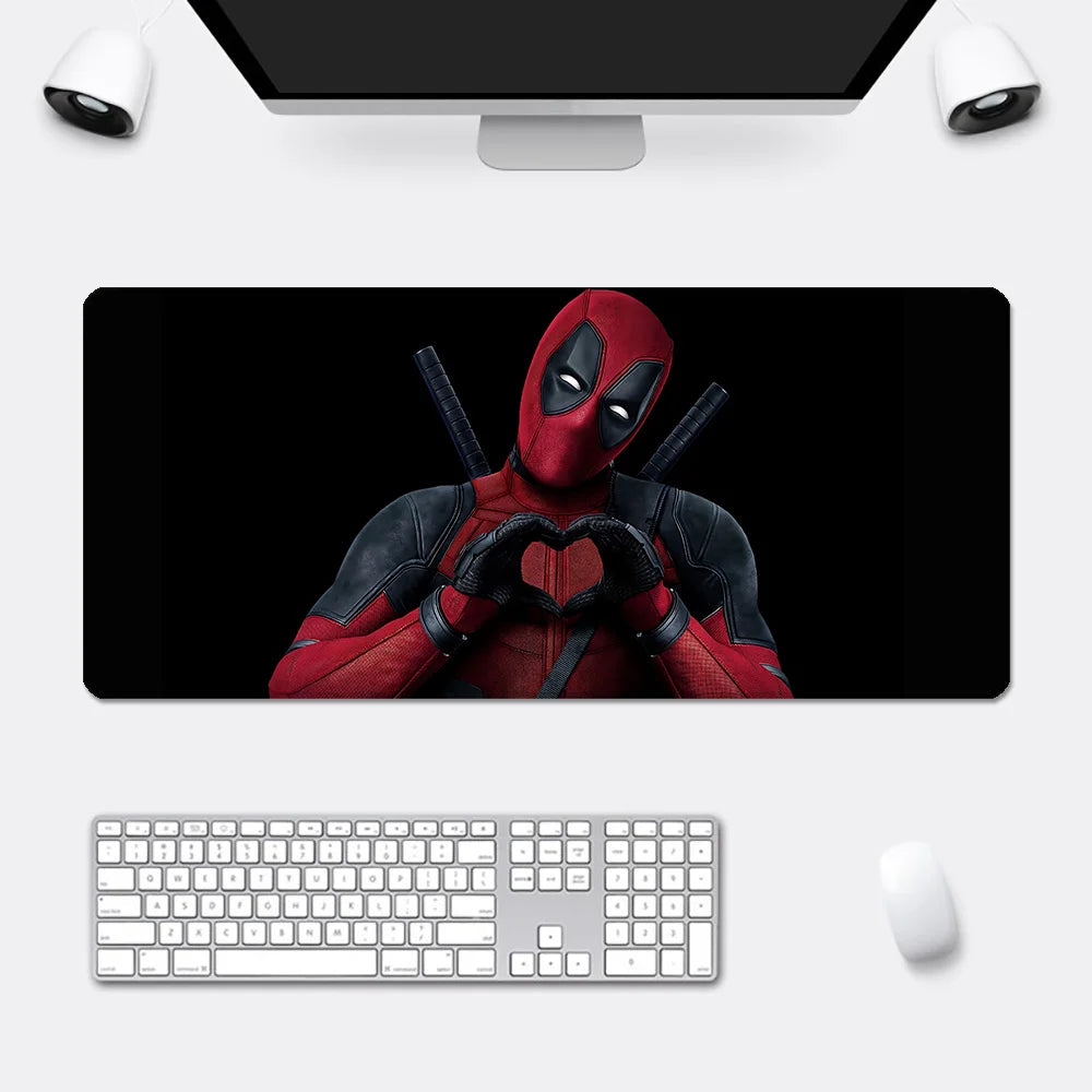 Super Hero Deadpools Mousepad HD Printing Computer Gamers Locking Edge Non-slip Mouse Pad XXL90x40cm Keyboard PC Desk Pad