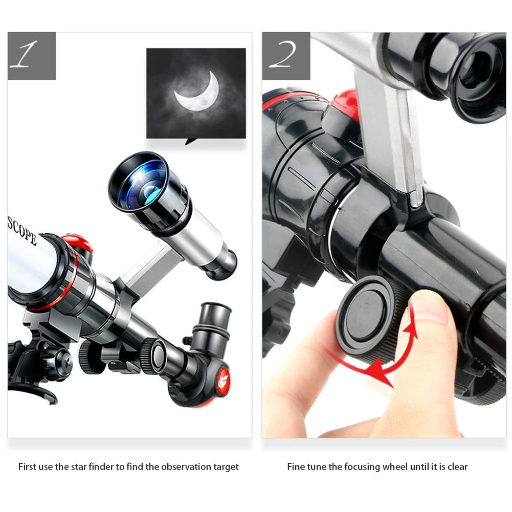 Professional Astronomical Telescope Powerful Monocular Portable HD High Magnification Moon Space Planet