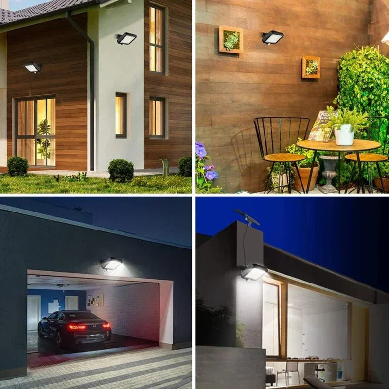 Solar LED Light COB Motion Sensor LED Yard Garden Solar Wall Light Power Supply Waterproof Home Outdoor Door Light