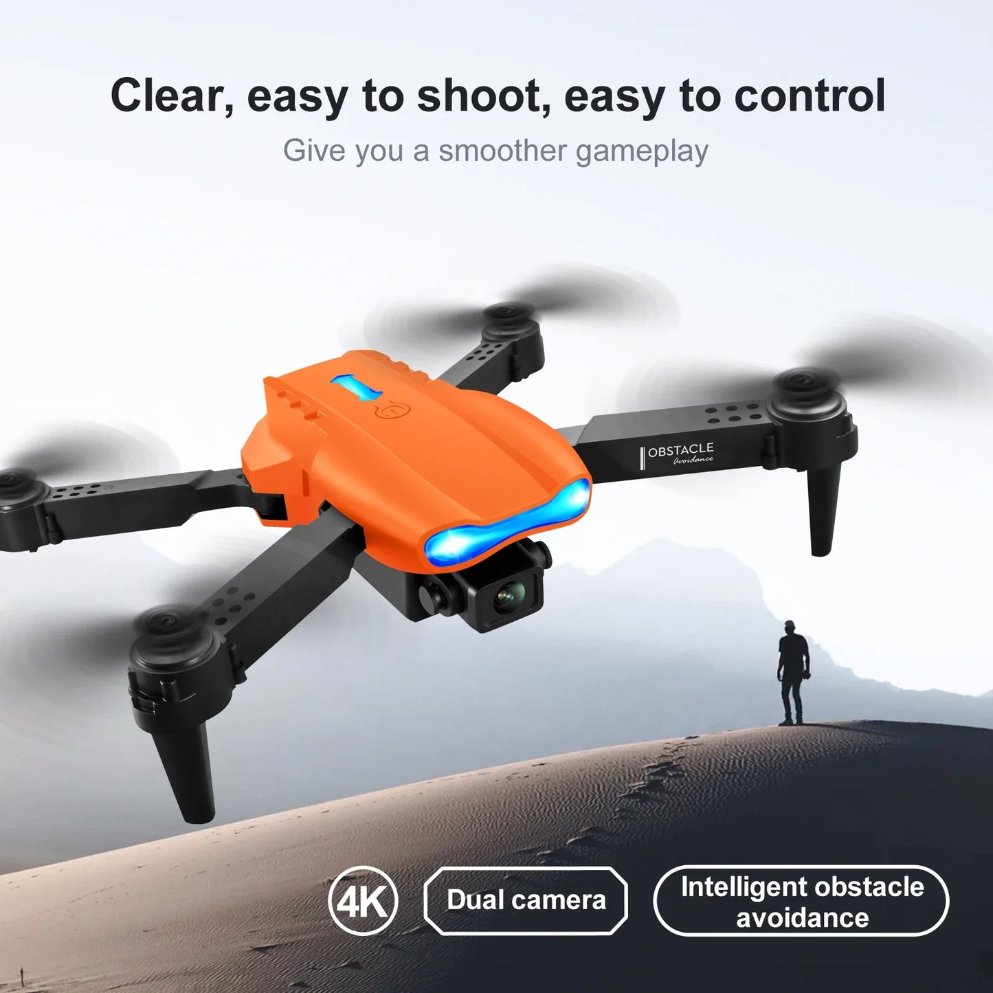 Xiaomi Mijia E99 Pro Drone HD 8k Dual-Camera High Hold Mode Foldable RC WIFI Aerial Photography Quadcopter for Adult Child Toys