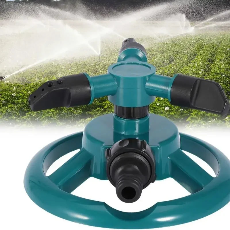 Automatic Sprinkler 360 Degree Automatic Rotating Water Spray Sprinkler Nozzle Garden Lawn Garden Watering Irrigation Supplies