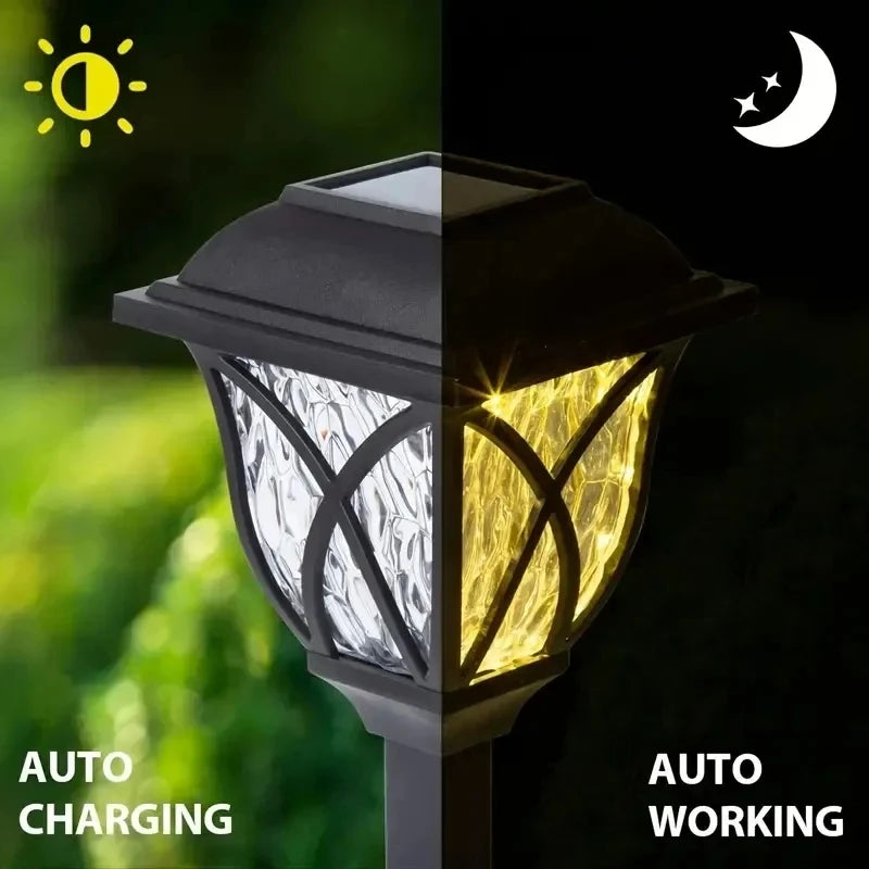 Solar garden lights outdoor home decoration yard garden lawn waterproof lawn lamp arrangement ground plug light shadow light