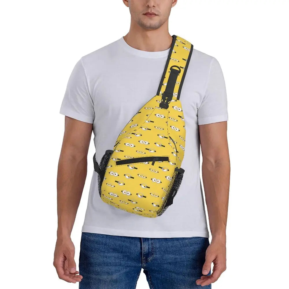 Minions Crossbody Chest Backpack Minion Shoulder Backpack