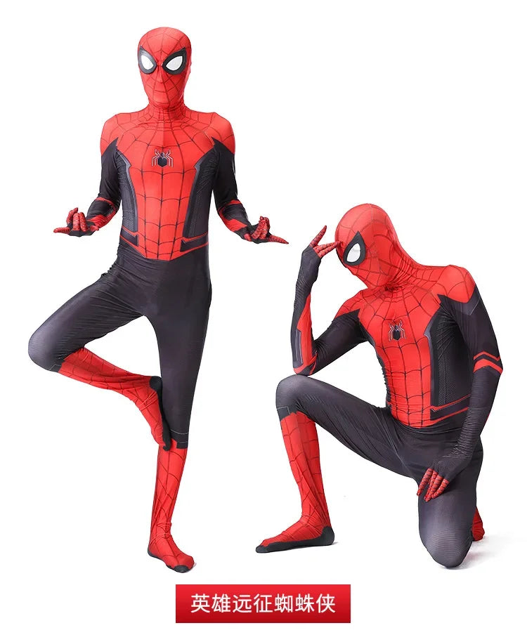 Spiderman's Costume Bodysuit For Kids and Adult Spandex