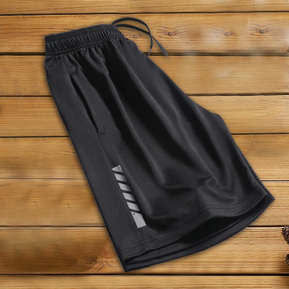 Men Run Shorts Patchwork Training Shorts Zipper Pockets Gym Sports Quick Dry Short Casual 2022 New Summer Fitness Shorts