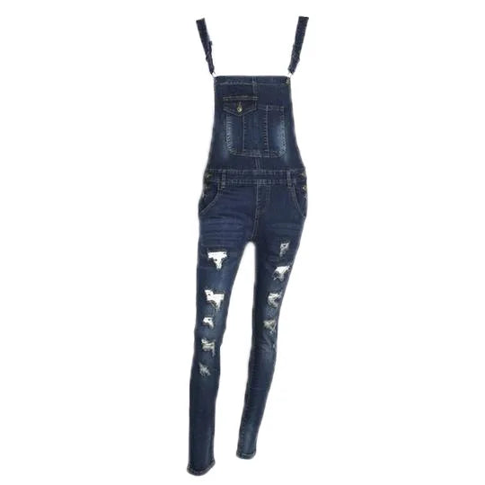 Women's Vintage Overalls Denim Jeans