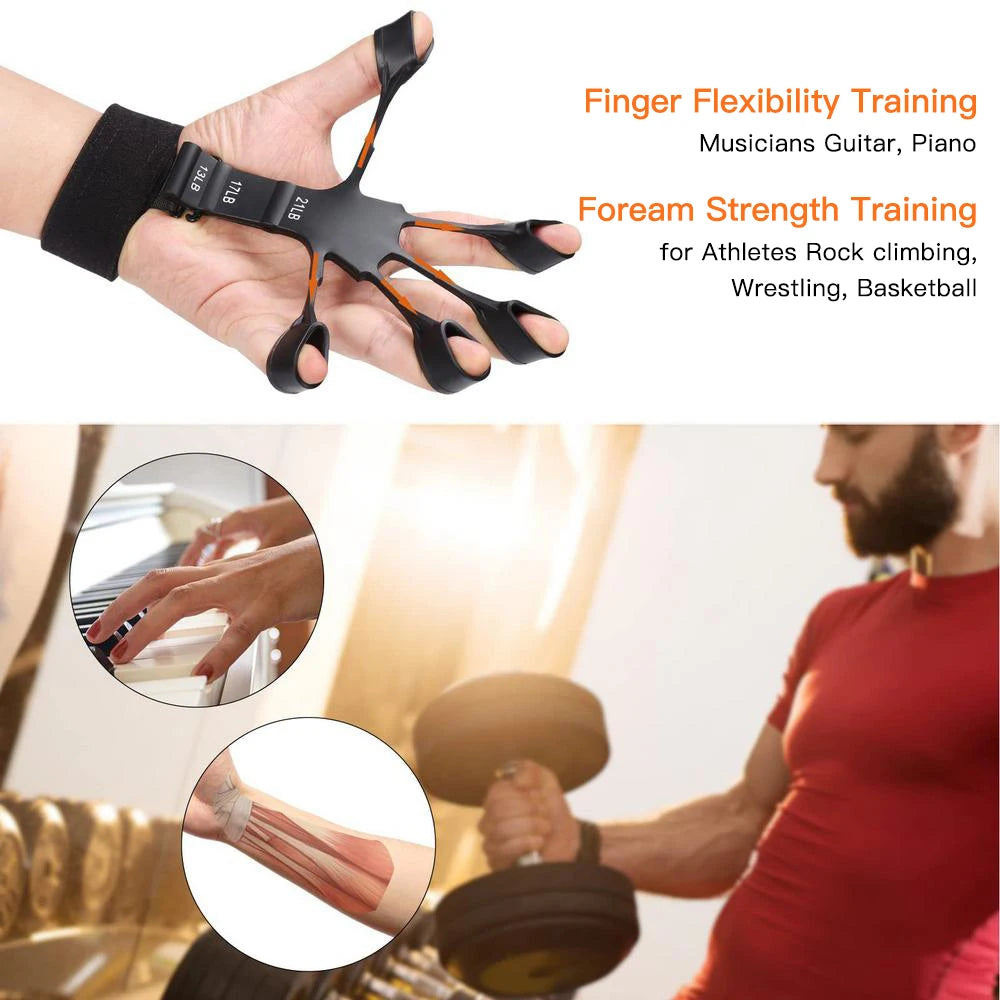 Silicone Grip Training and Exercise Finger