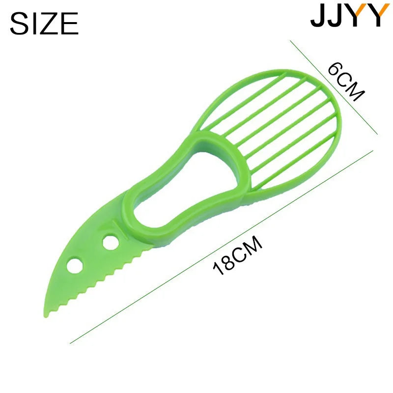 Avocado Slicer Shea Corer Butter Fruit Peeler Cutter Pulp Separator Plastic Knife Kitchen Vegetable Tools