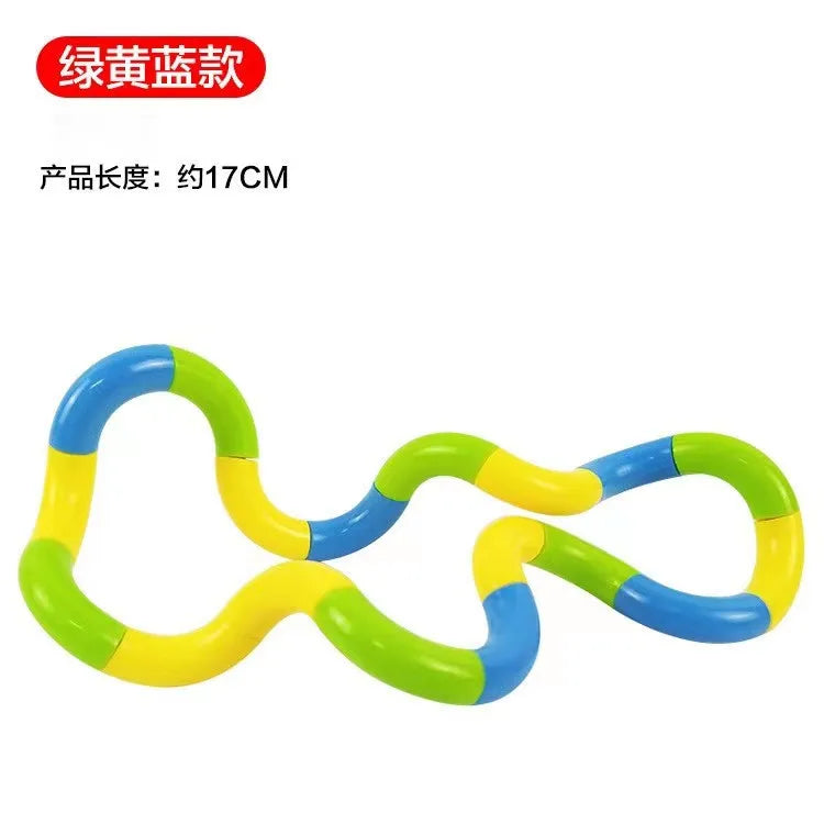 Pop Anti Stress Fidget Toy Twisted Ring Children Deformation Rope Perfect for Stress Kids Play Toy Stress Relief Toys for Adult