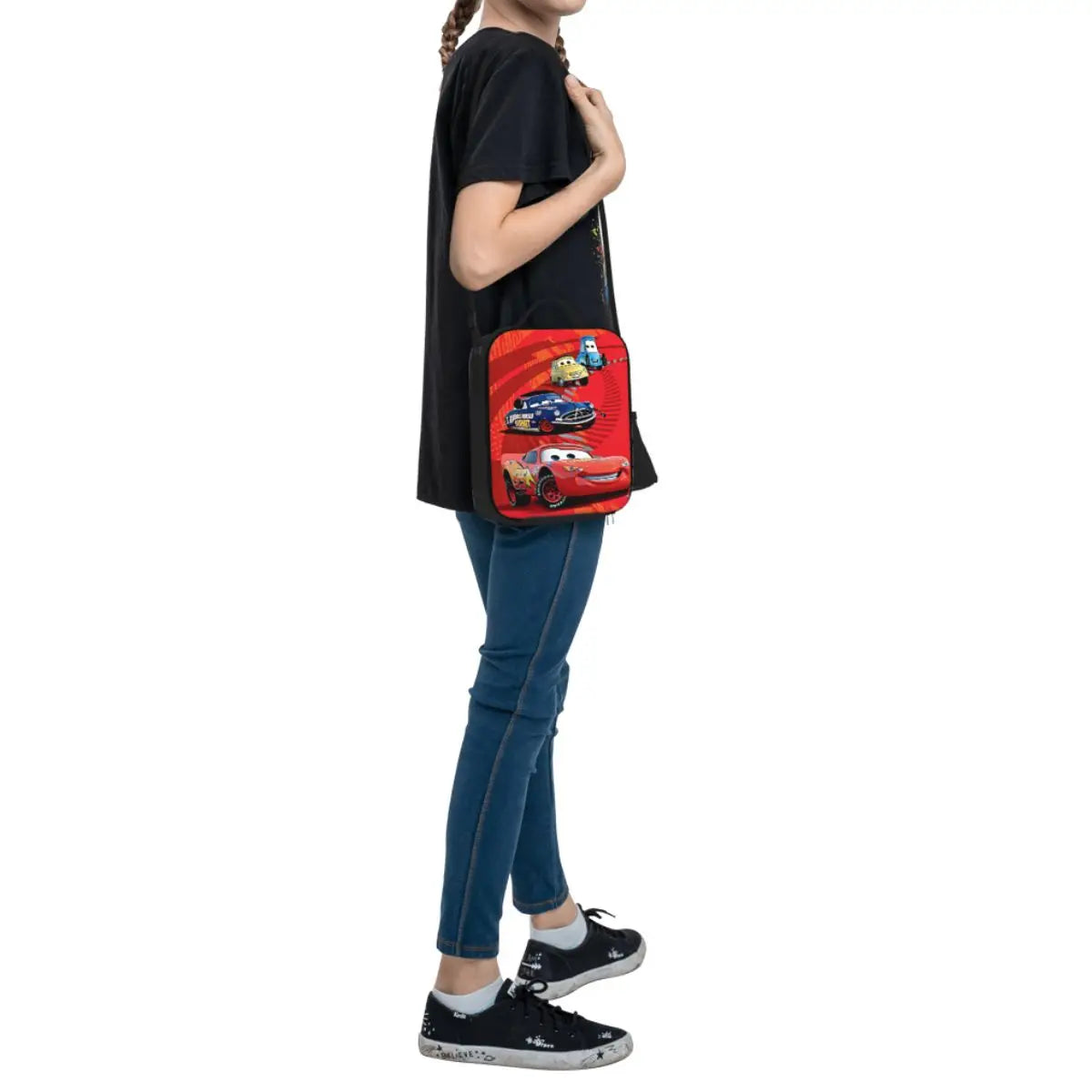 Lightning McQueen Racer Thermal Insulated Lunch Bag Women Lunch Tote for Kids School Children Storage Bento Food Box