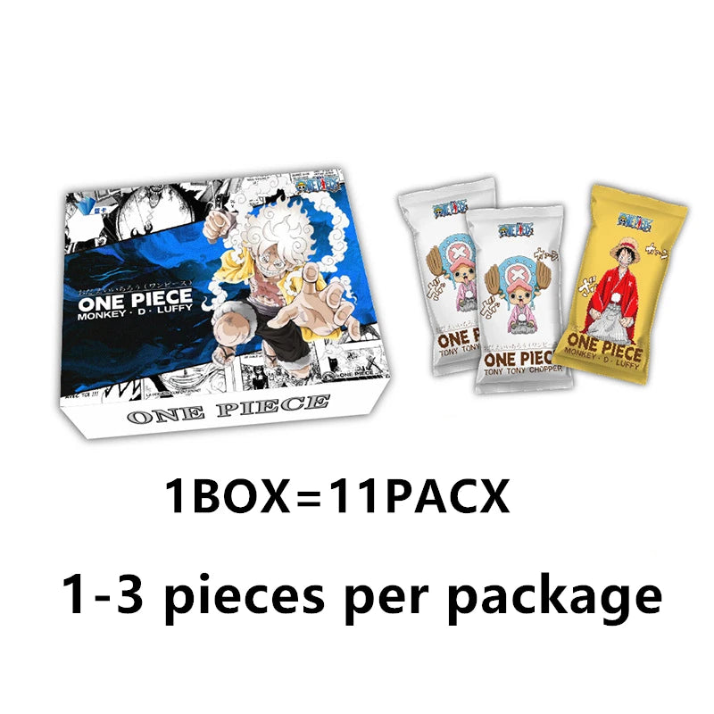 One Piece Collection Cards Rare Booster Box Pack Anime Luffy Zoro Nami Chopper TCG Child Birthday Gift Toy