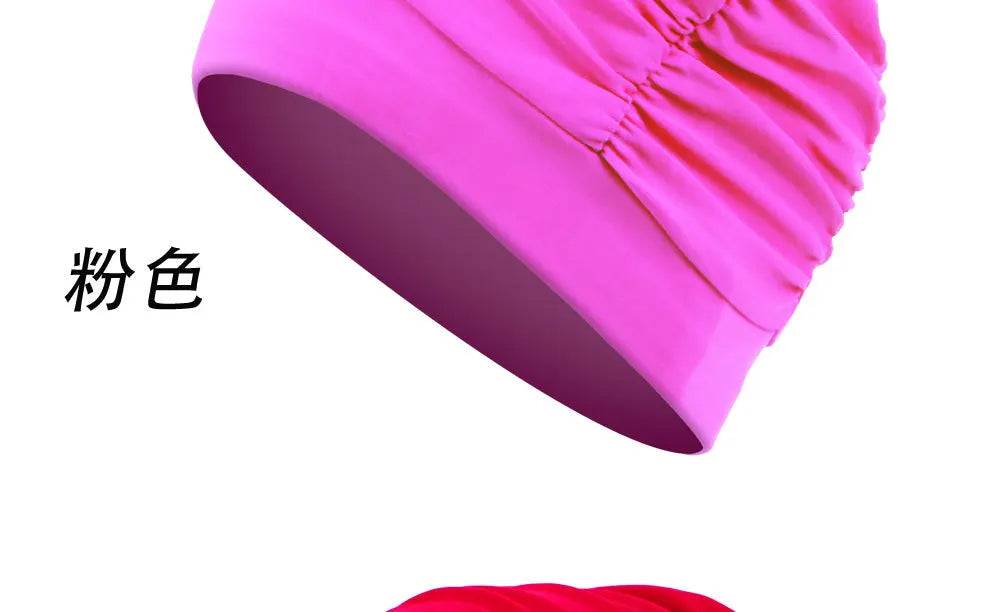 Swimming Caps Women Breathable Long Hair Swim Caps for Women Enlarged Swimming Hats Wholesale  Swimming Pool Accessories