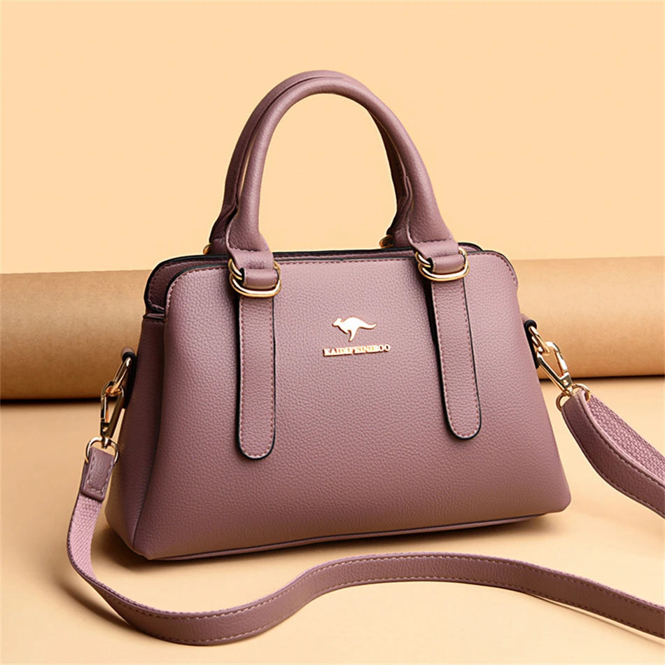 High Quality Women Purses and Handbags Luxury Designer PU Leather Shoulder Bags Female Bags Ladies Fashion Messenger Sac