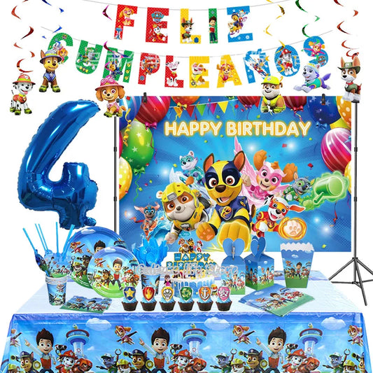 PAW Patrol Birthday Party Decoration Kids