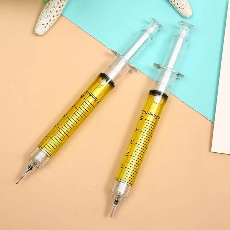 Syringe Needle Mechanical Pencil 0.5mm Automatic Pen Writing Tool