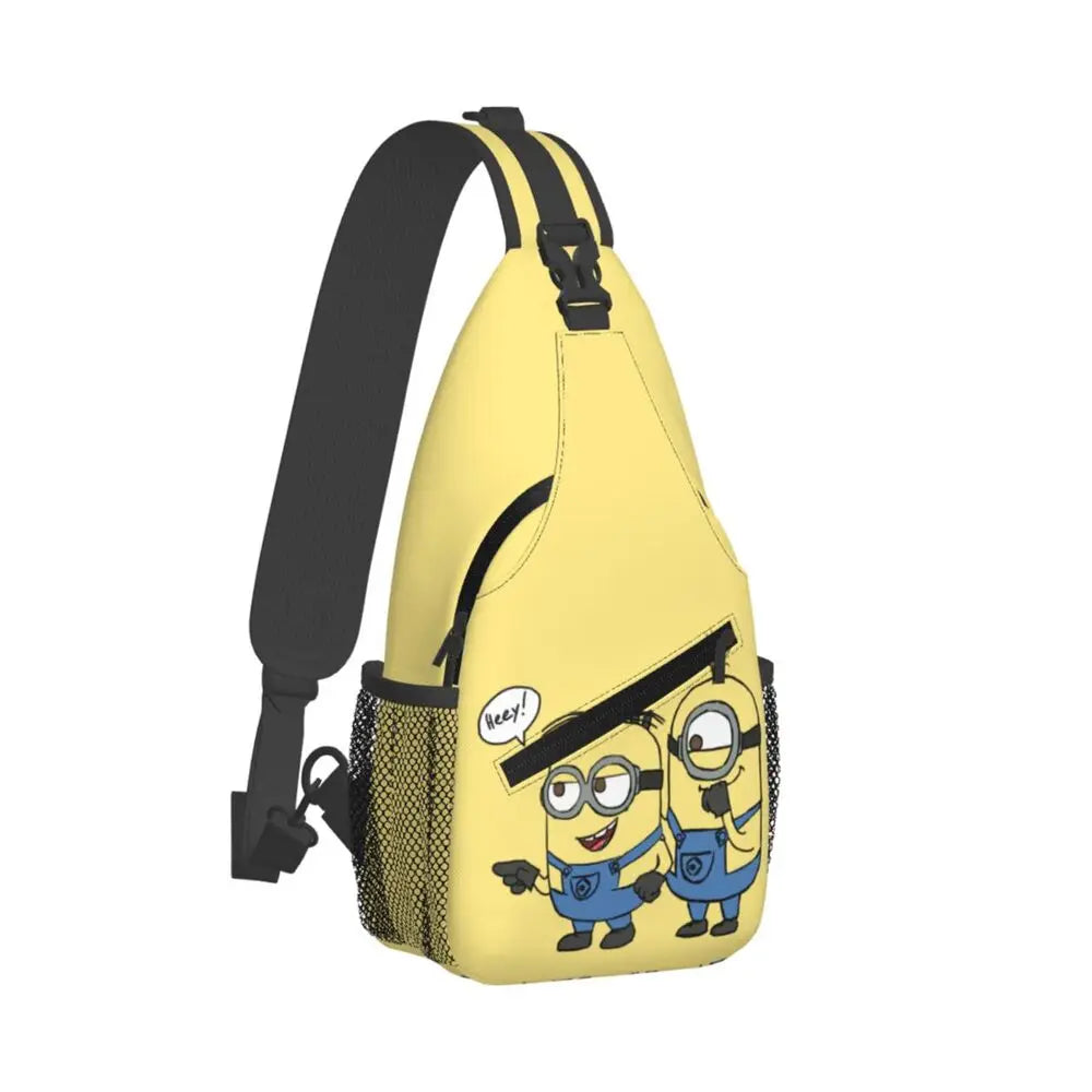 Minions Crossbody Chest Backpack Minion Shoulder Backpack