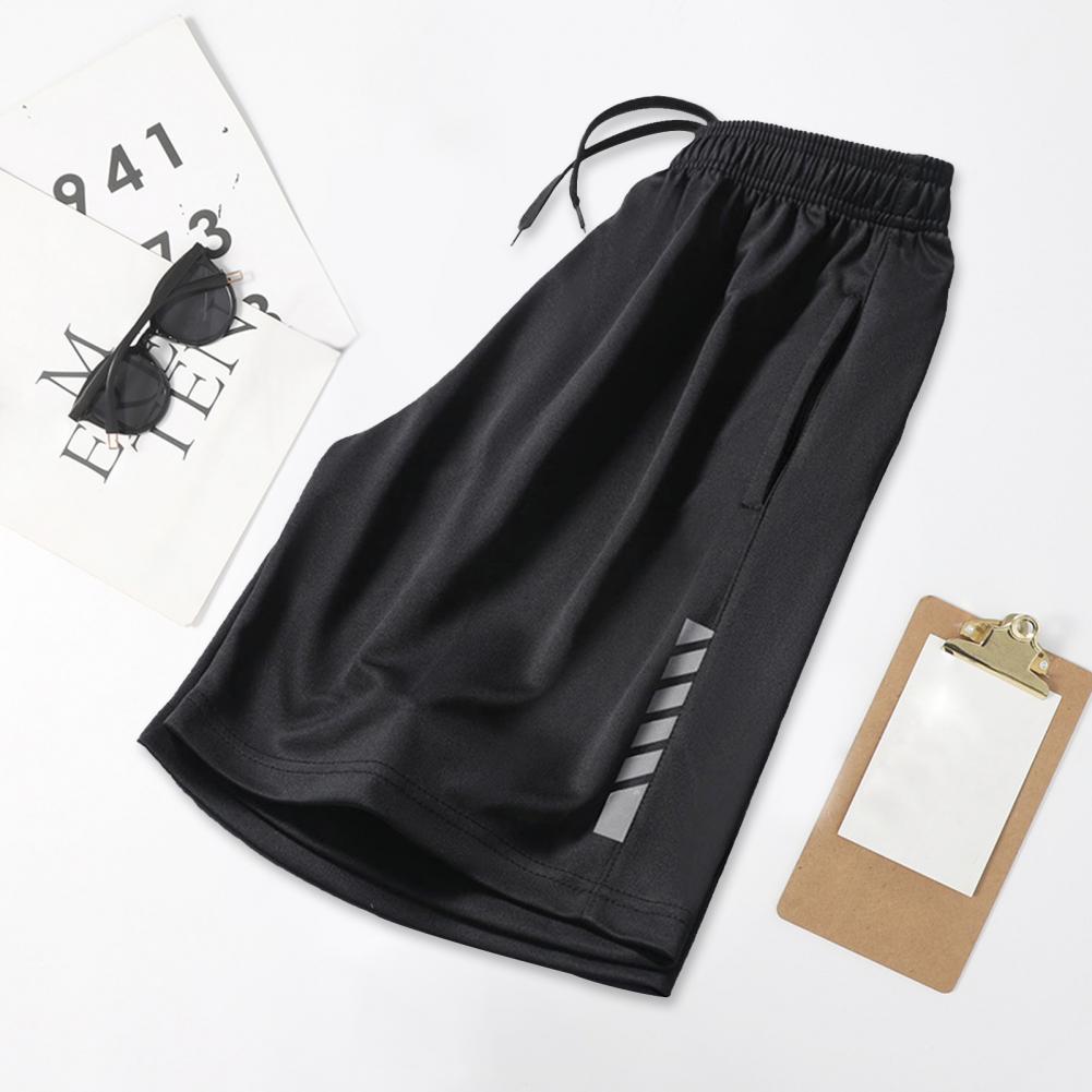 Men Run Shorts Patchwork Training Shorts Zipper Pockets Gym Sports Quick Dry Short Casual 2022 New Summer Fitness Shorts