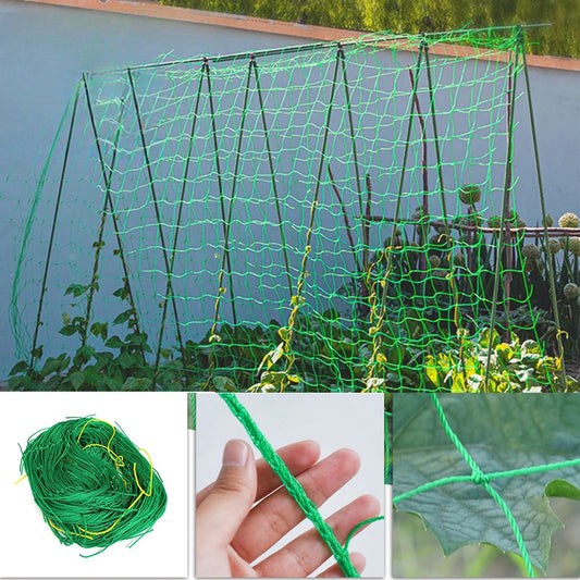 1pc Horticultural grid net Garden Anti wind and anti lodging Vines Cucumber Morning glory flower Grape Plant climbing net