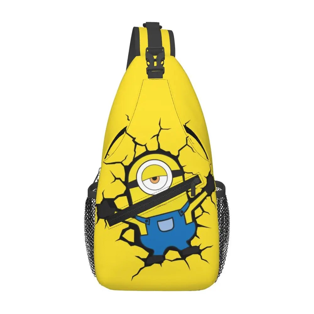 Minions Crossbody Chest Backpack Minion Shoulder Backpack