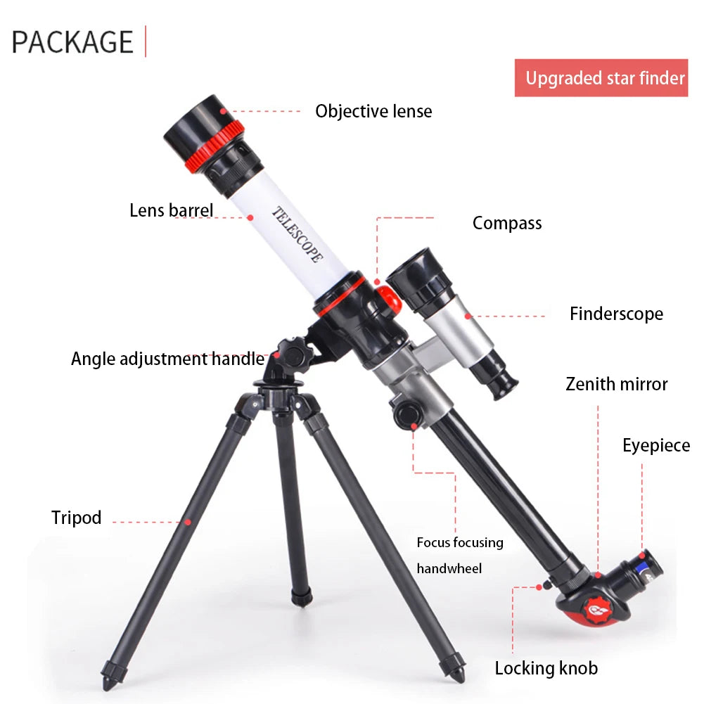 Professional Astronomical Telescope Powerful Monocular Portable HD High Magnification Moon Space Planet