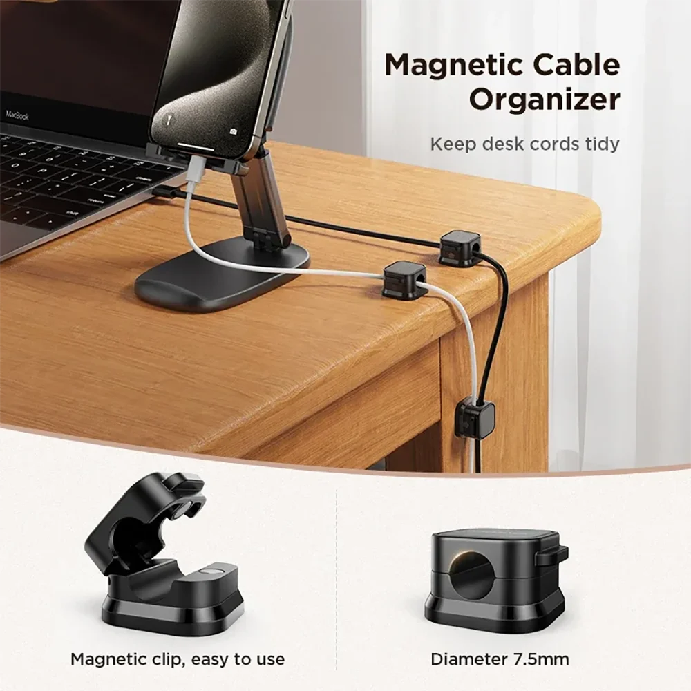 Magnetic Cable Clips Wire Keeper Cable Wire Organizer Holder