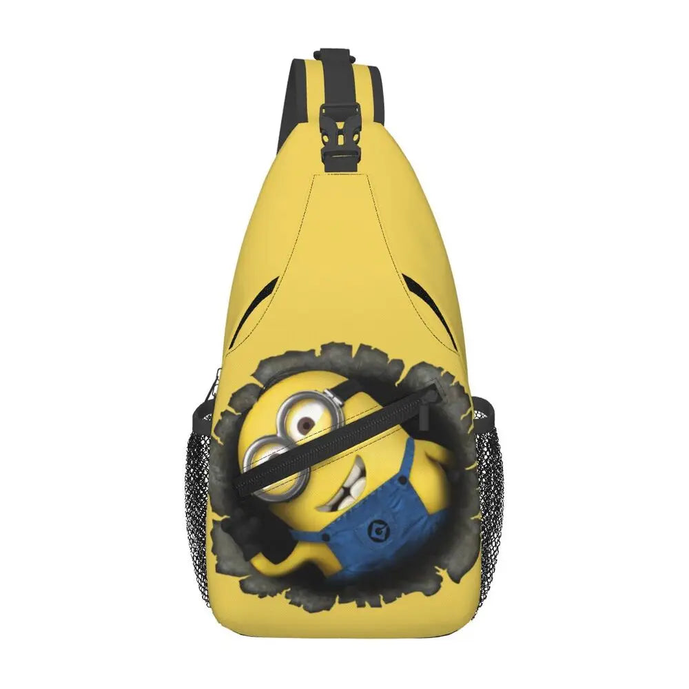 Minions Crossbody Chest Backpack Minion Shoulder Backpack