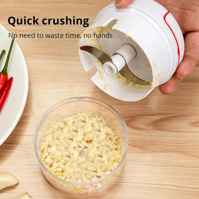 White Hand Pulled Garlic Grinder In The Kitchen Palm Multi Functional Food Garlic Grinder Shredding Machine Garlic Puller