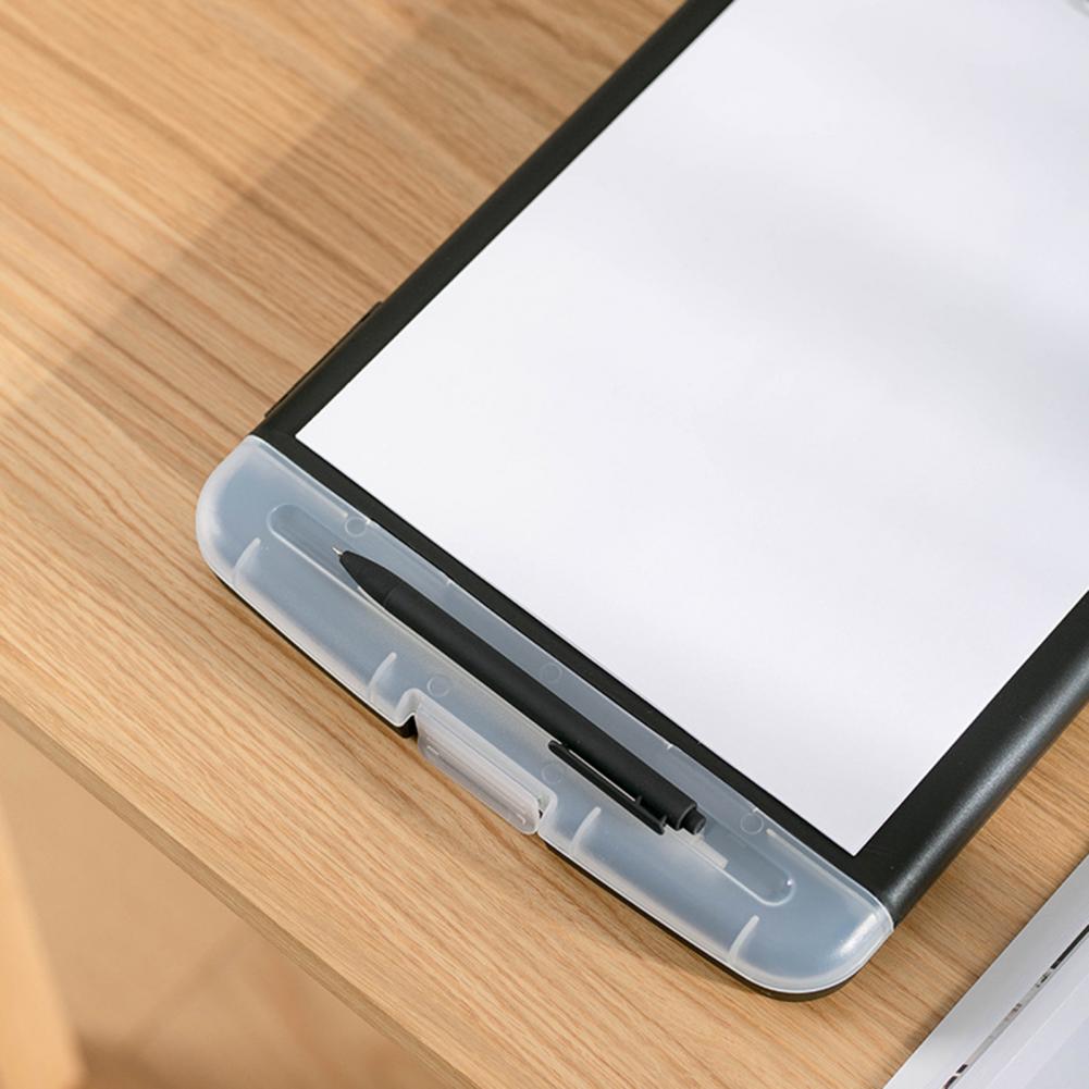 Heavy Duty Clipboard With Storage And Pen Holder Black Enclosed Clipboard Box Case For Nurses Drivers Contractors Teachers Home