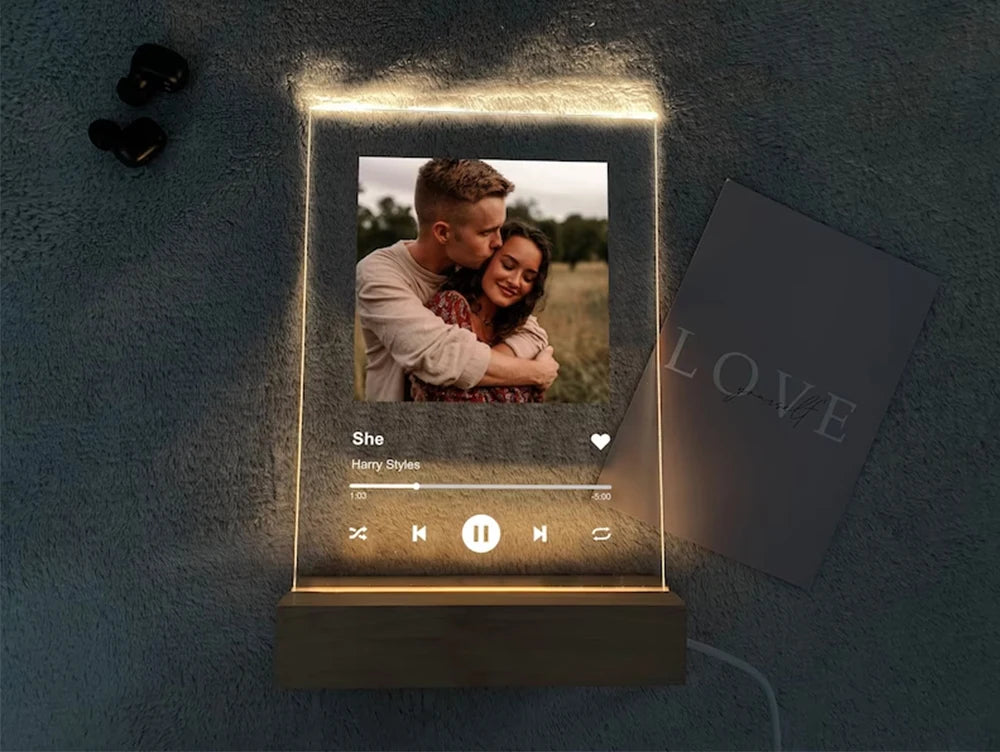 Personalized 3D Lamp Custom Photo/Text With Instagram Style 3D Led Lamp For Valentine's Day Wedding Anniversary Birthday 3D Lamp