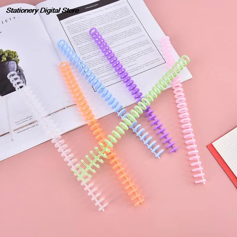 1/10Pcs 30 Holes Loose-leaf Paper Book Circles Ring Scrapbook Album Binder Spiral A4 Notebook Binding Clips