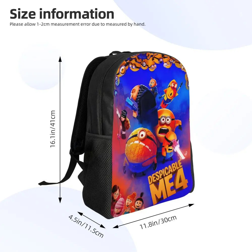 Despicable Me 4 Movie School Backpack