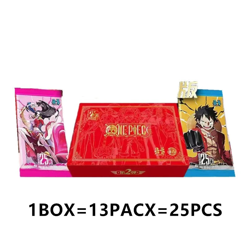 One Piece Collection Cards Rare Booster Box Pack Anime Luffy Zoro Nami Chopper TCG Child Birthday Gift Toy