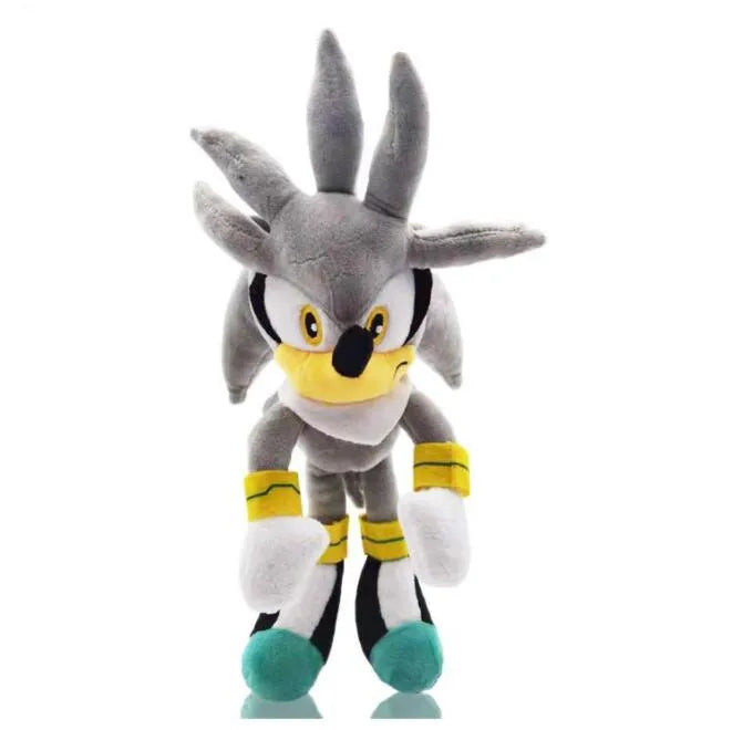 20cm Cartoon Sonics Plush Doll Toy Soft Plush Anime Cute Black and Blue Ultrasonic Mouse Pendant Toy Children's Birthday Gift