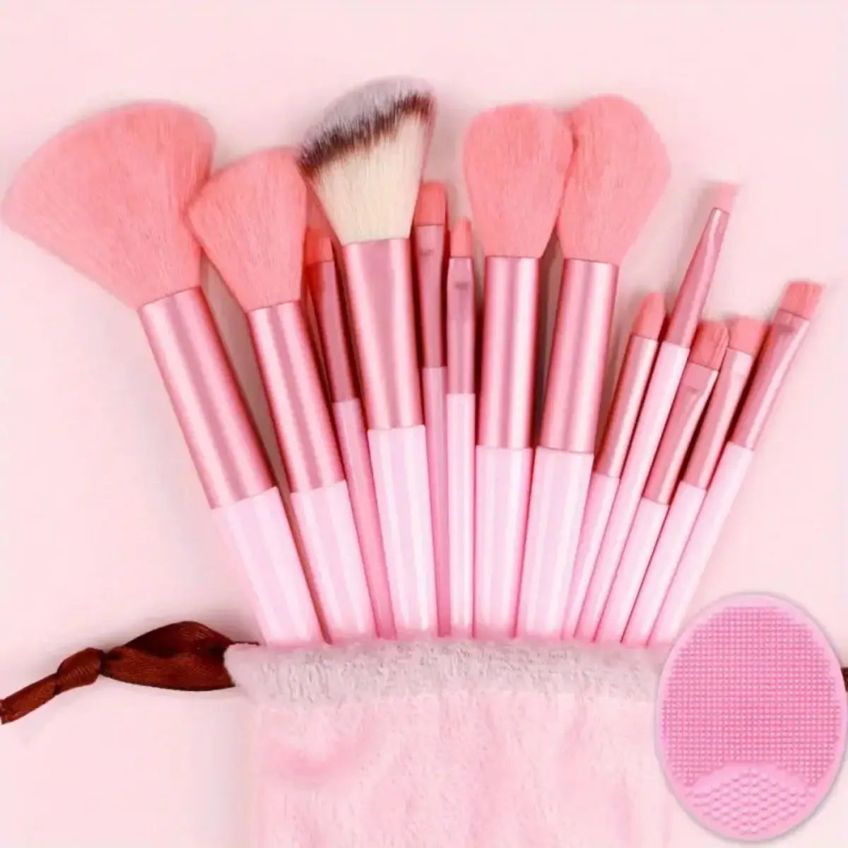 Premium Synthetic Nylon Bristle Makeup Brush Set - Soft, Gentle, and Cruelty-Free for Flawless Foundation, Blush, Powder,