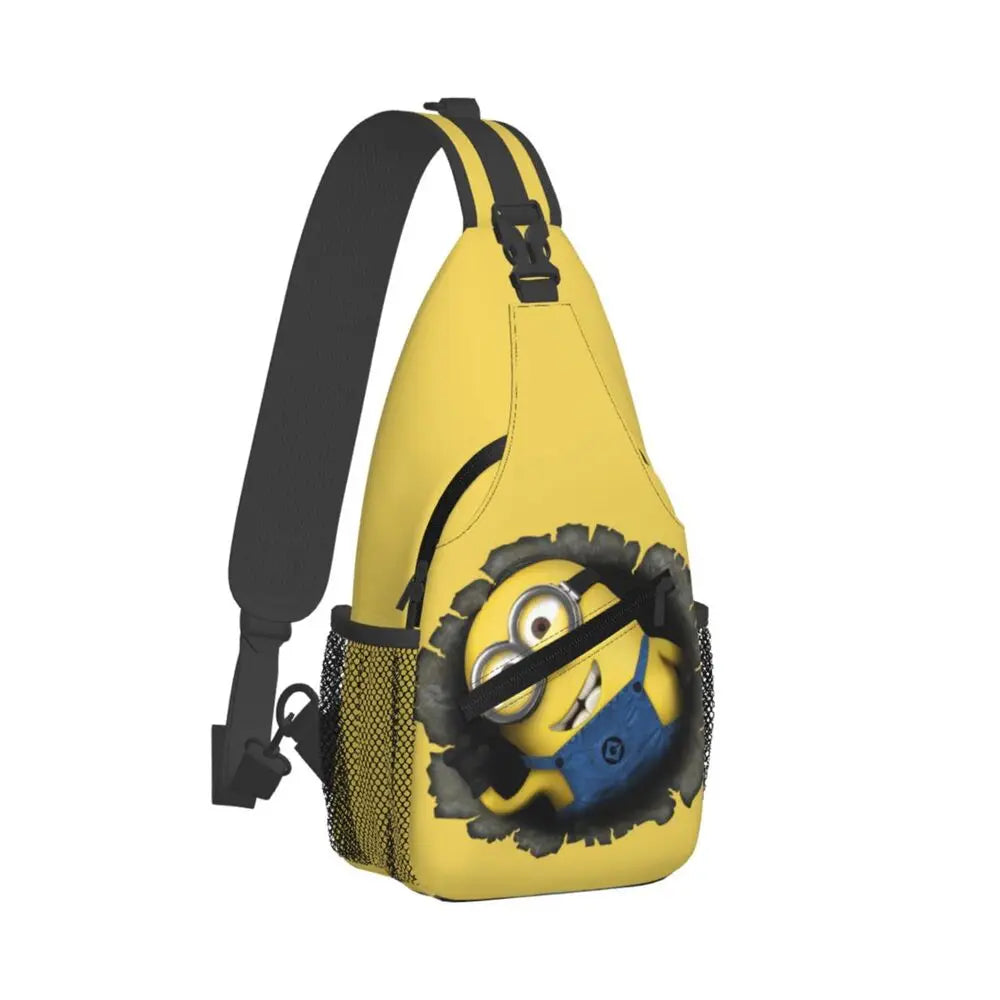 Minions Crossbody Chest Backpack Minion Shoulder Backpack