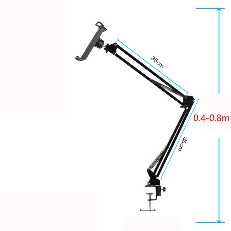 360Degree Long Arm Tablet Holder Stand for 4 to 11inch Tablet Smartphone Bed Desktop Lazy Holder Bracket Support for iPad