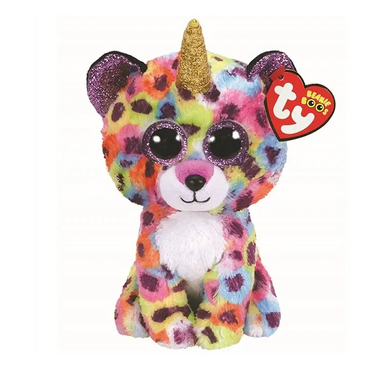 TY Beanie 6" Glitter Eyes Heather Lainey Giselle Scrappy Kiki Fiona Cat Stuffed Soft Doll Toy Christmas Gift Kids Toys