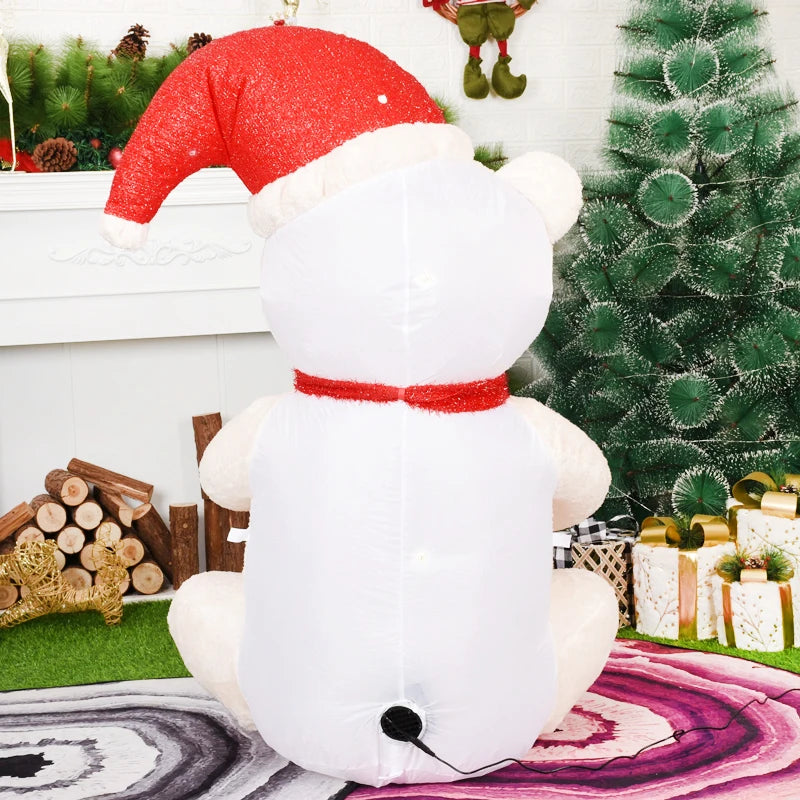 Christmas Decorations 1.8m Motorcycle Santa Claus Christmas inflatable