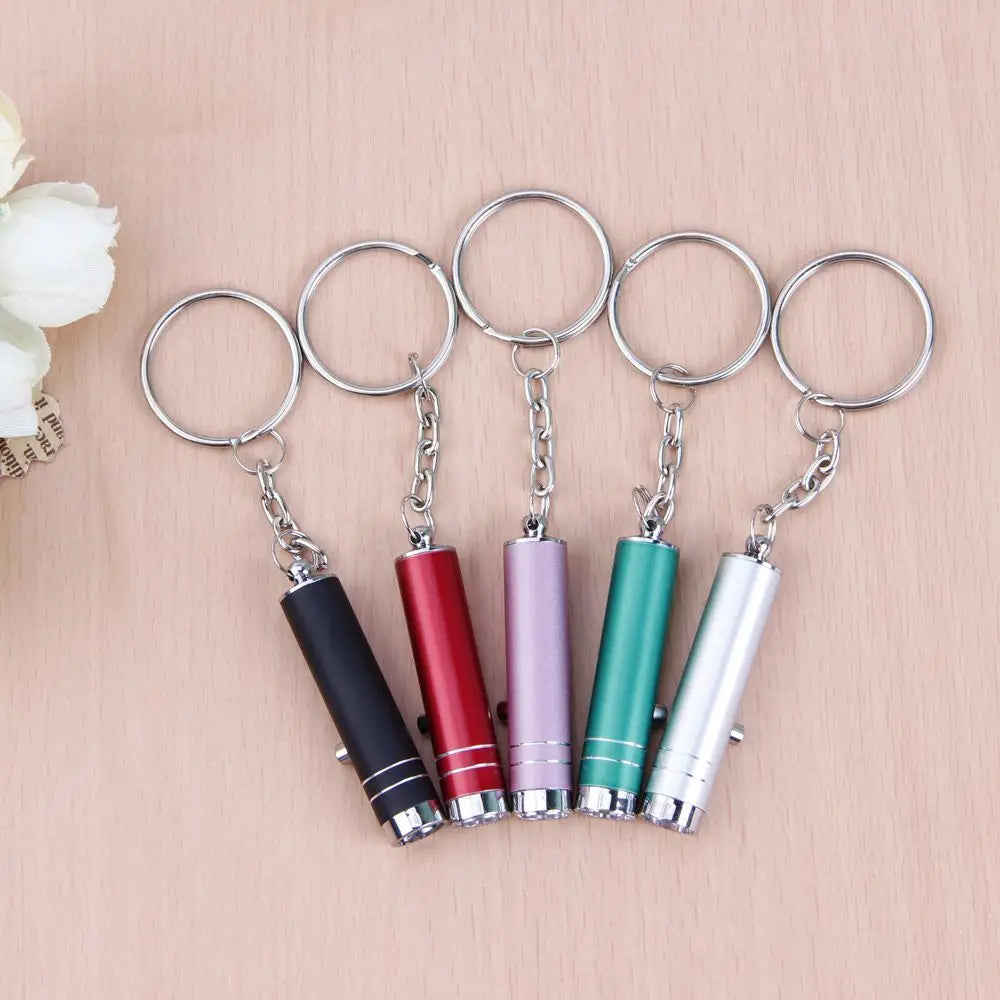 Portable Money Check Detector Counterfeit Money ID Currency UV Light Keychain Lamp LED UV Torch Flashlight