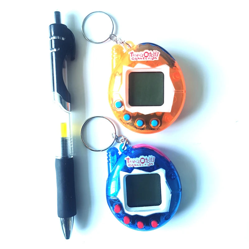 Nostalgic Virtual Digital Electronic Growing Pet Machine Cyber Handheld Keychain Game Machine Pet Interactive Growing Toy