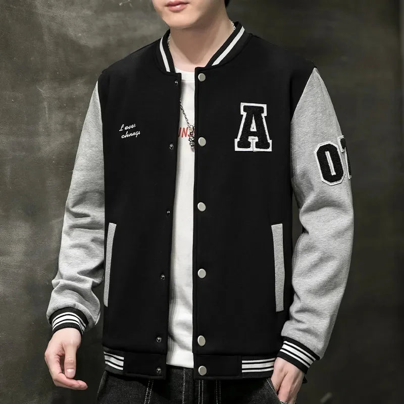 Baseball Uniform Jacket Men and Women Trendy Brand Hip Hop Loose Wild Casual Couples 2023 New Street Retro Embroidery