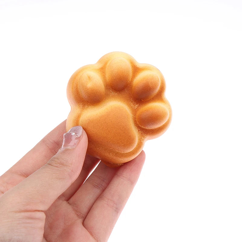 1Pcs Cute Pink Small Cat Paw Slow Rebound Fidget Toy Cat Foot Wet Soft Finger Pinch Decompression Squishy Toy Release Toys